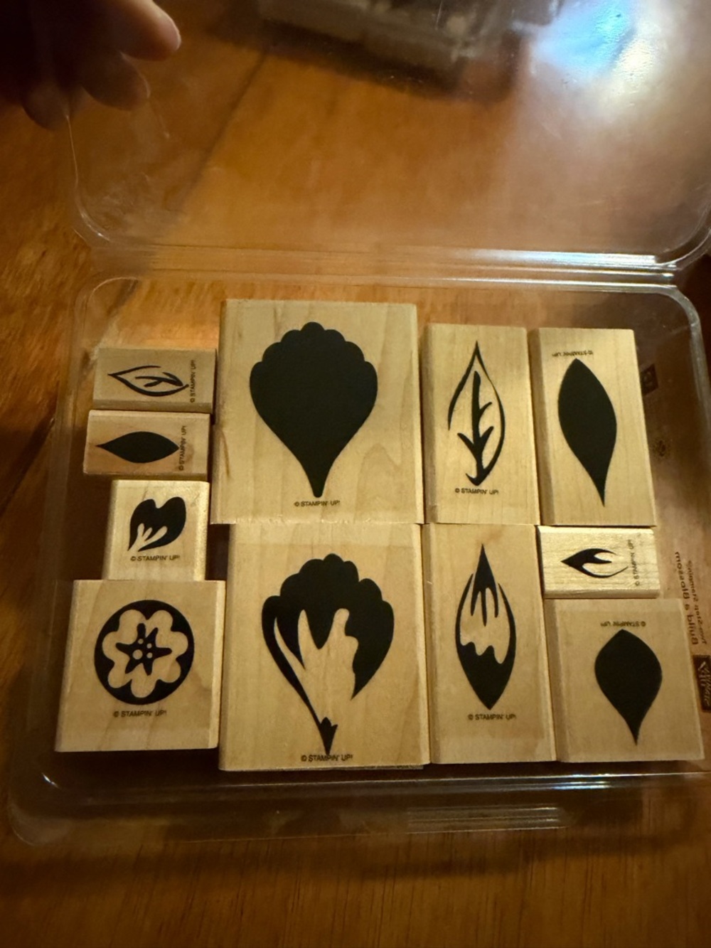 Stampin Up‎ Build a Blossom Two-Step Wood Mounted Rubber Stamp Set of 12 Floral